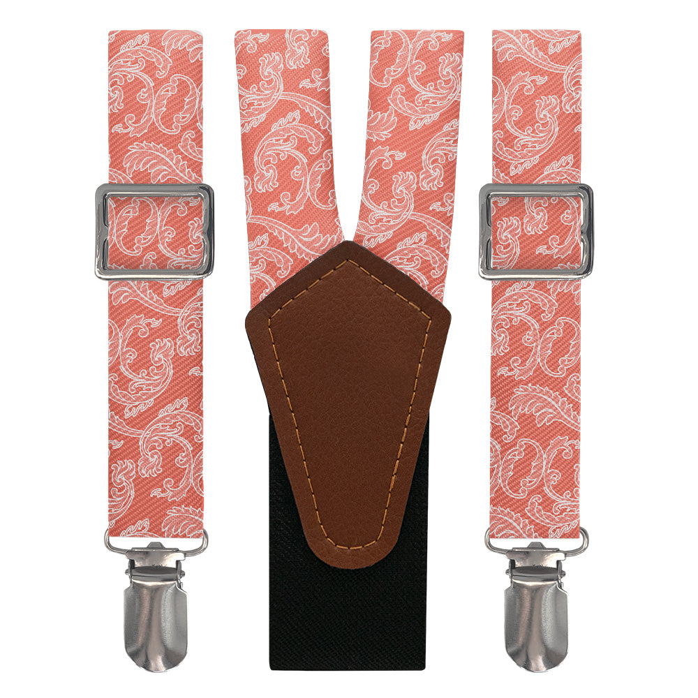 Adorned Paisley Suspenders - Main View - Knotty Tie Co.