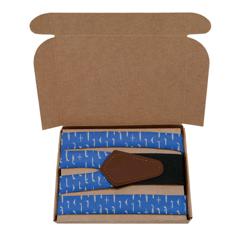 Air Force Aviation Suspenders - Kraft Gift Box Packaging - Knotty Tie Co.
