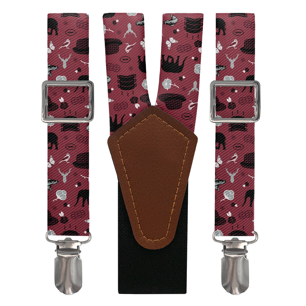 Alabama State Heritage Suspenders - Main View - Knotty Tie Co.