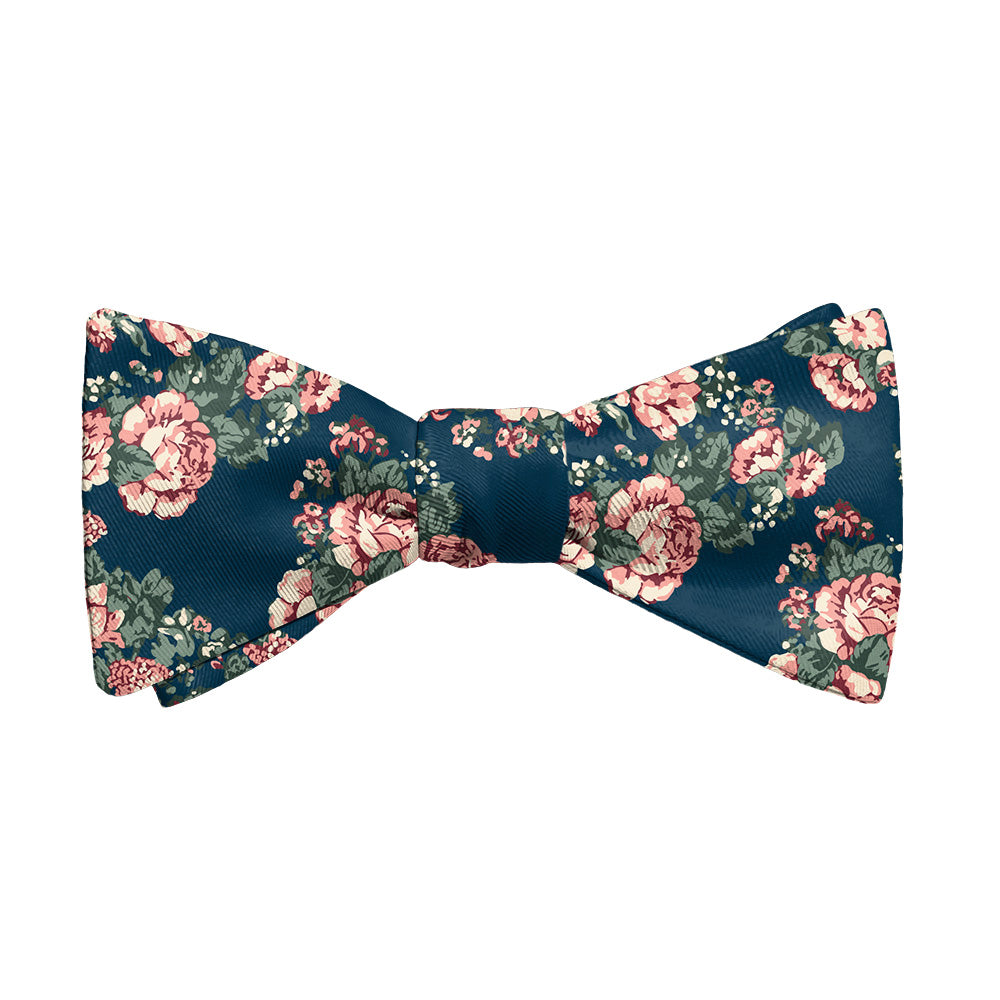 Allison Floral Bow Tie - Adult Standard Self-Tie 14-18" -  - Knotty Tie Co.