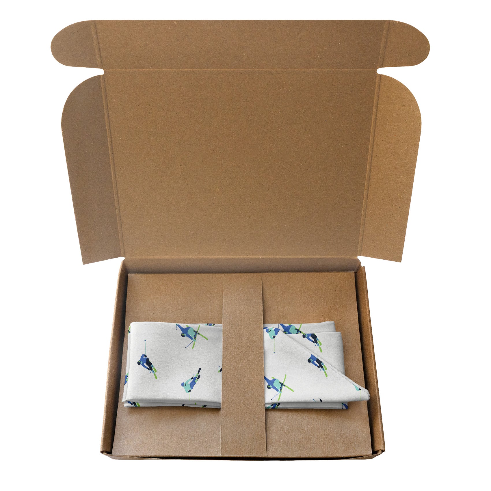 Alpine Skiing Hair Scarf - Packaging - Knotty Tie Co.