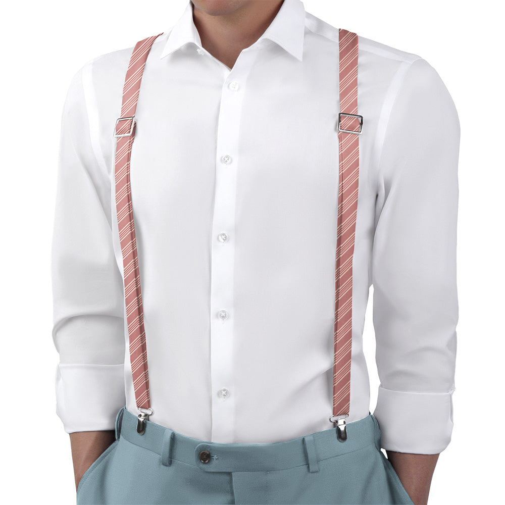 Archer Stripe Suspenders - Main View - Knotty Tie Co.