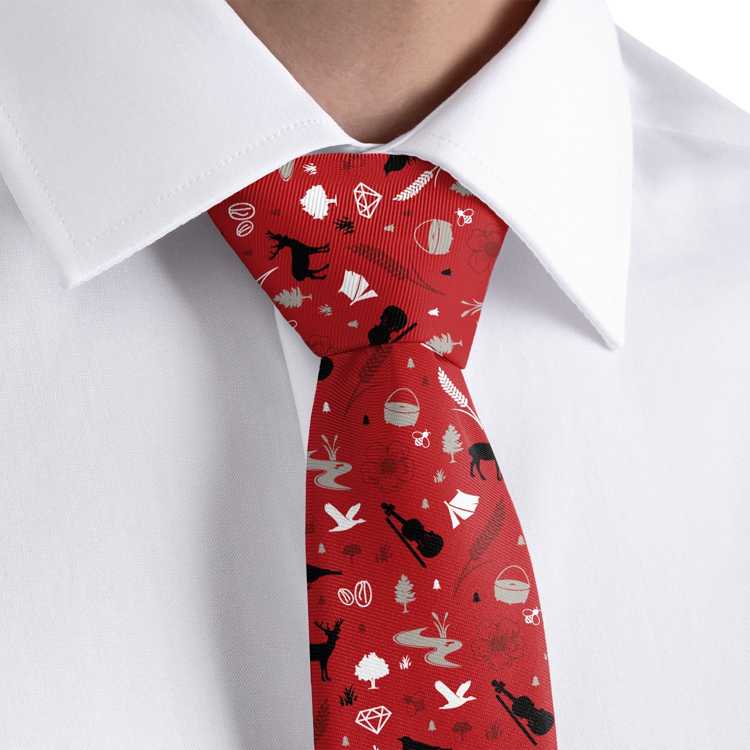 Arkansas State Heritage Necktie - Rolled - Knotty Tie Co.