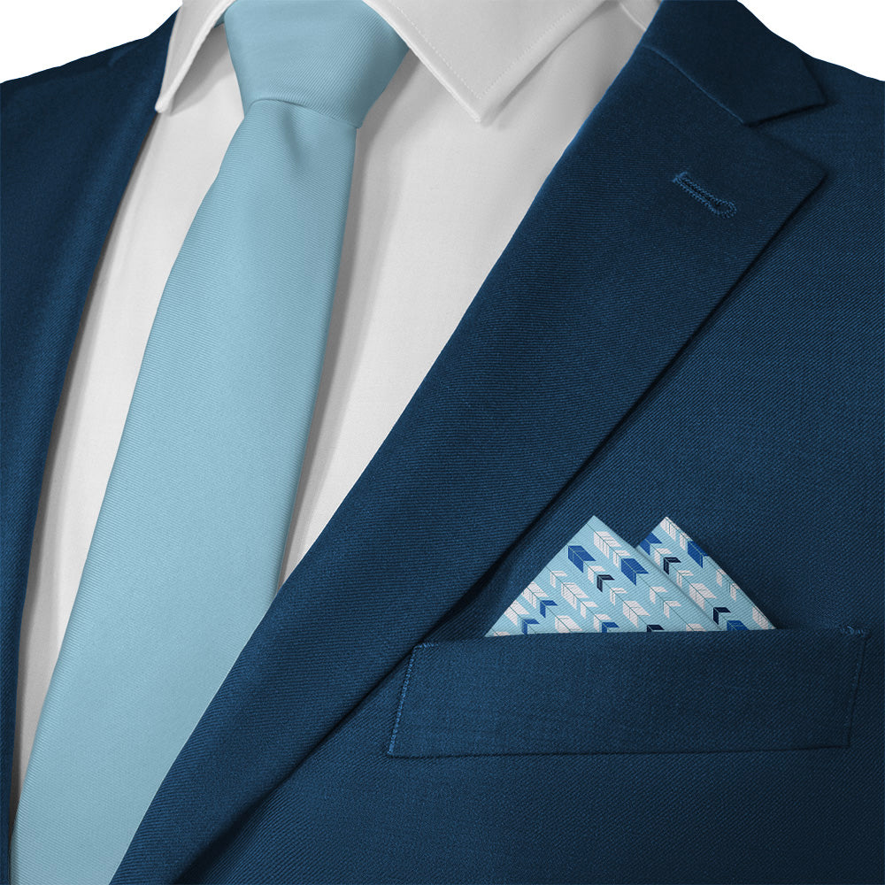 Arrow'd Pocket Square - 12" Square - Knotty Tie Co.