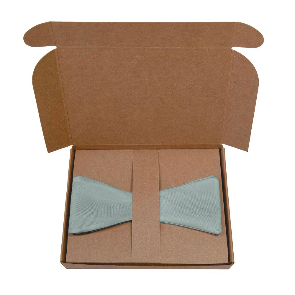 Azazie Agave Bow Tie- Kraft Gift Box Packaging - Knotty Tie Co.