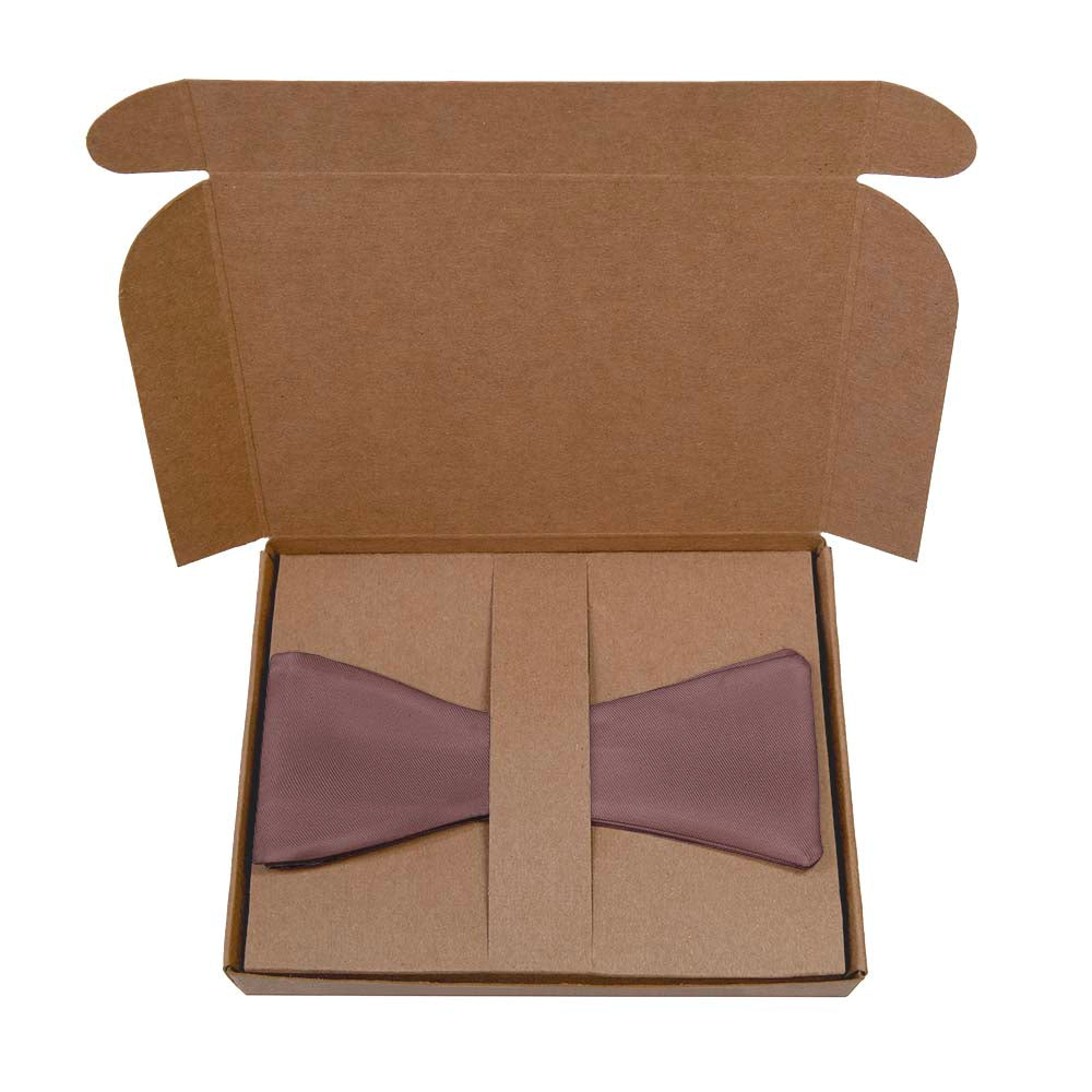 Azazie Amethyst Bow Tie- Kraft Gift Box Packaging - Knotty Tie Co.