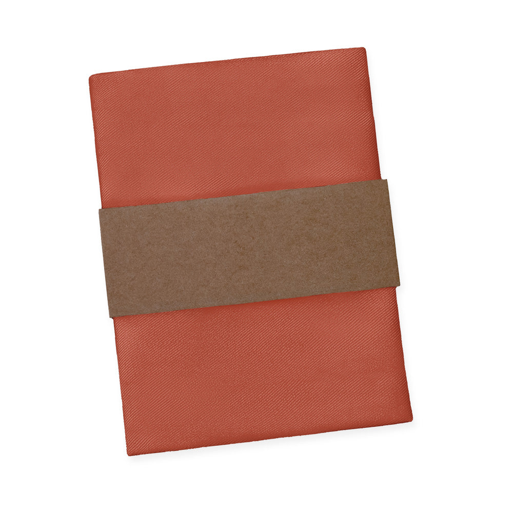 Azazie Auburn Pocket Square - Packaging - Knotty Tie Co.