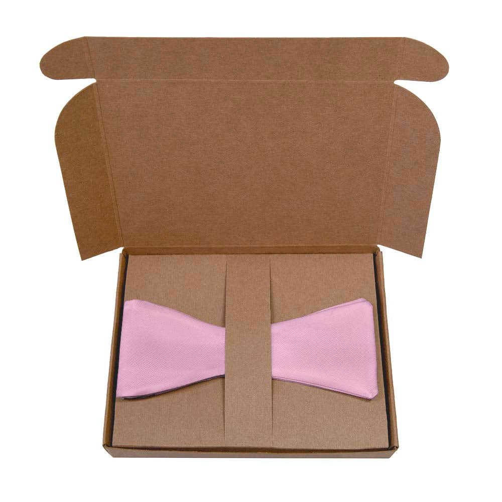 Azazie Candy Pink Bow Tie- Kraft Gift Box Packaging - Knotty Tie Co.