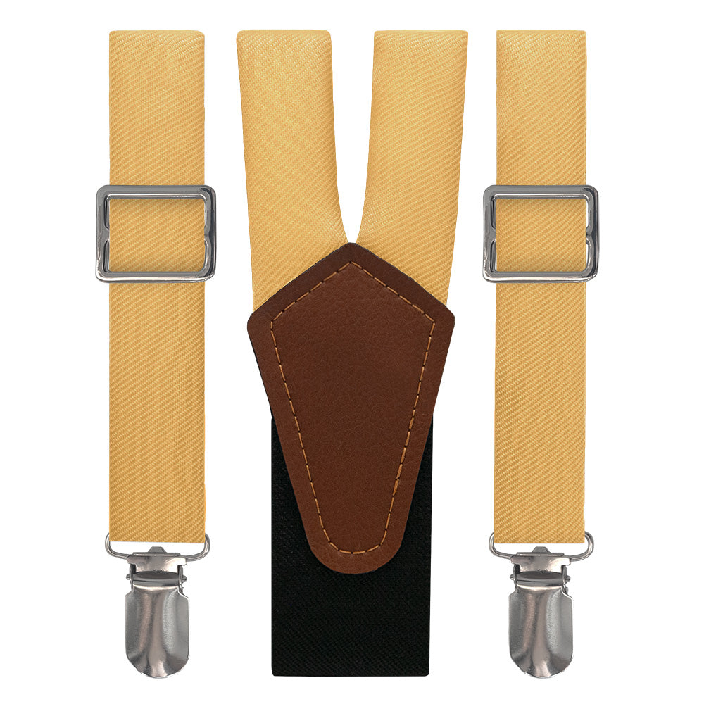 Azazie Marigold Suspenders - Main View - Knotty Tie Co.
