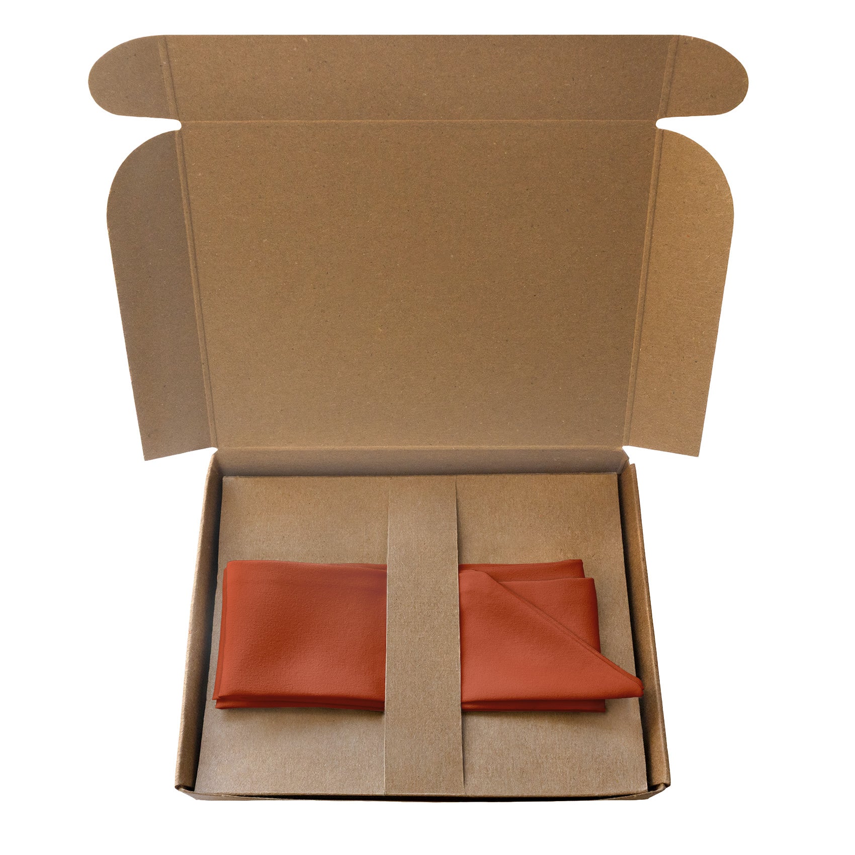 Azazie Paprika Hair Scarf - Packaging - Knotty Tie Co.