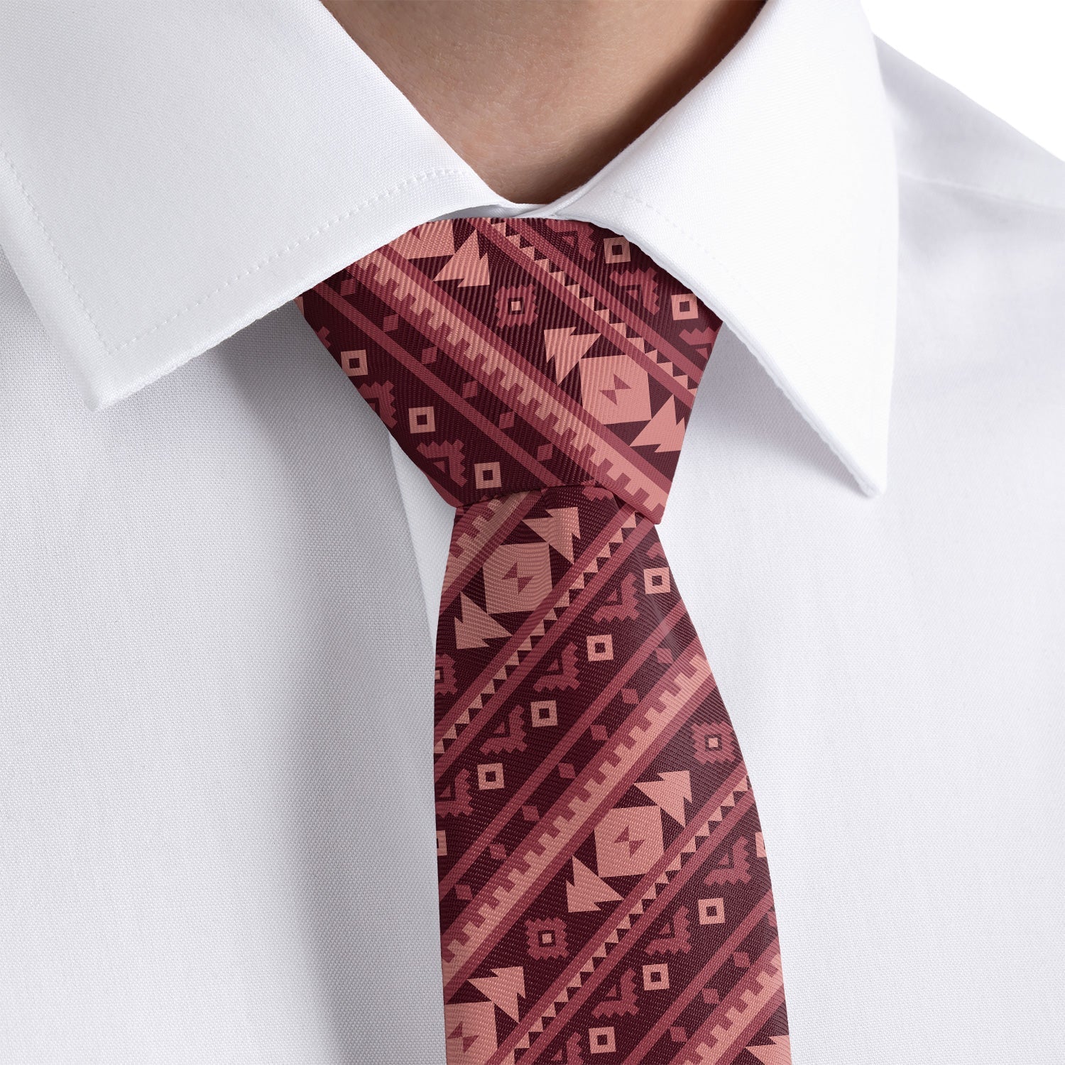 Azteca Necktie - Rolled - Knotty Tie Co.