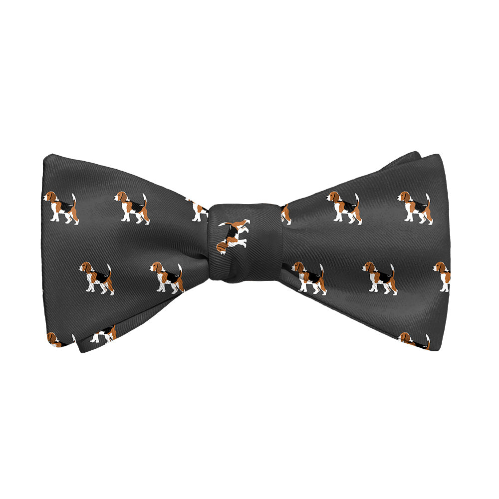 Beagle Bow Tie - Adult Standard Self-Tie 14-18" -  - Knotty Tie Co.