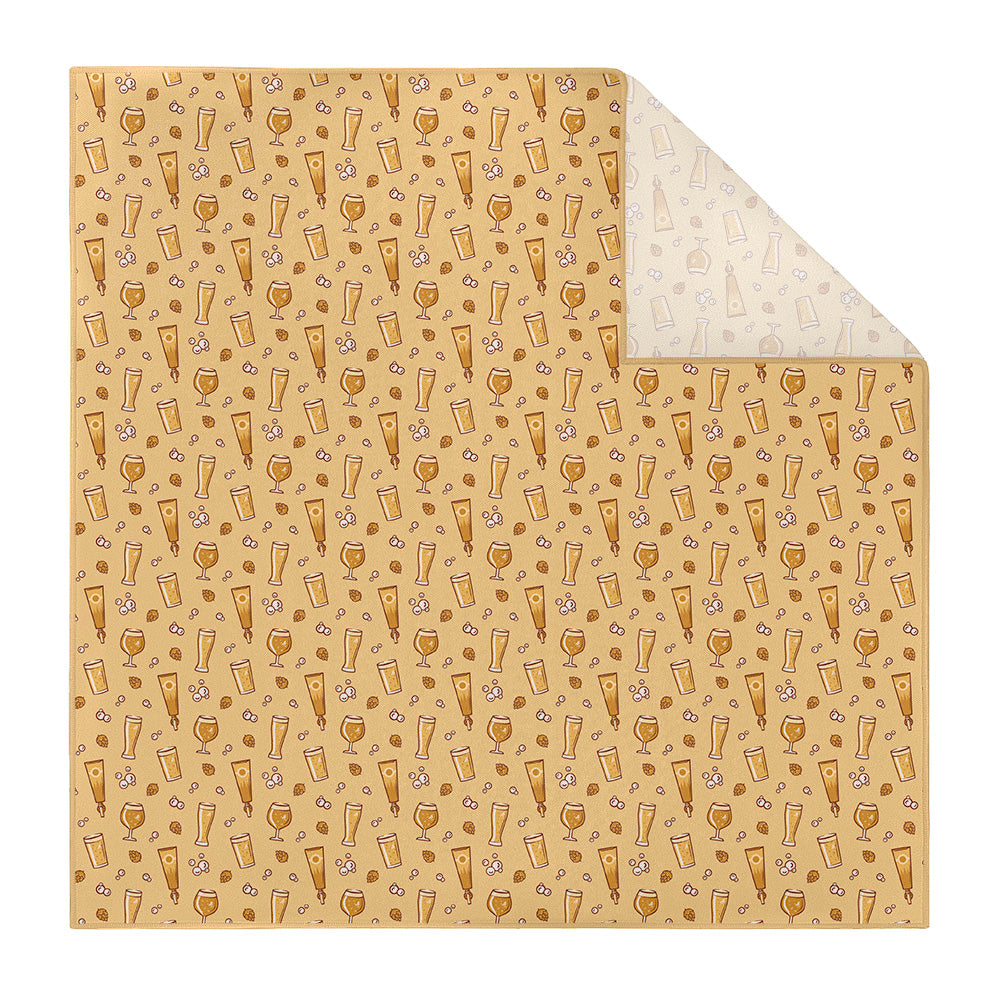 Beer Pocket Square - Printed - Knotty Tie Co.
