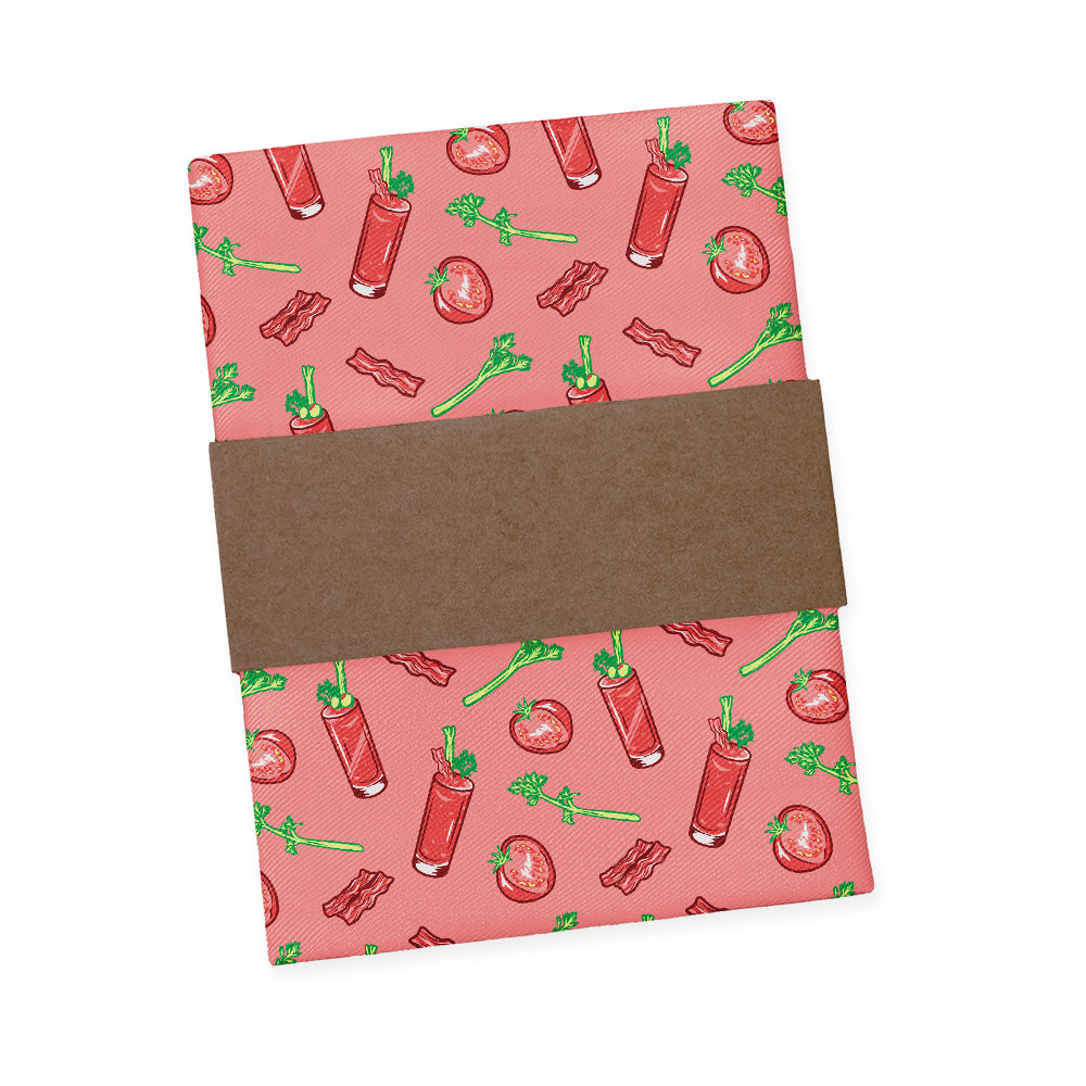 Bloody Mary Pocket Square - Packaging - Knotty Tie Co.