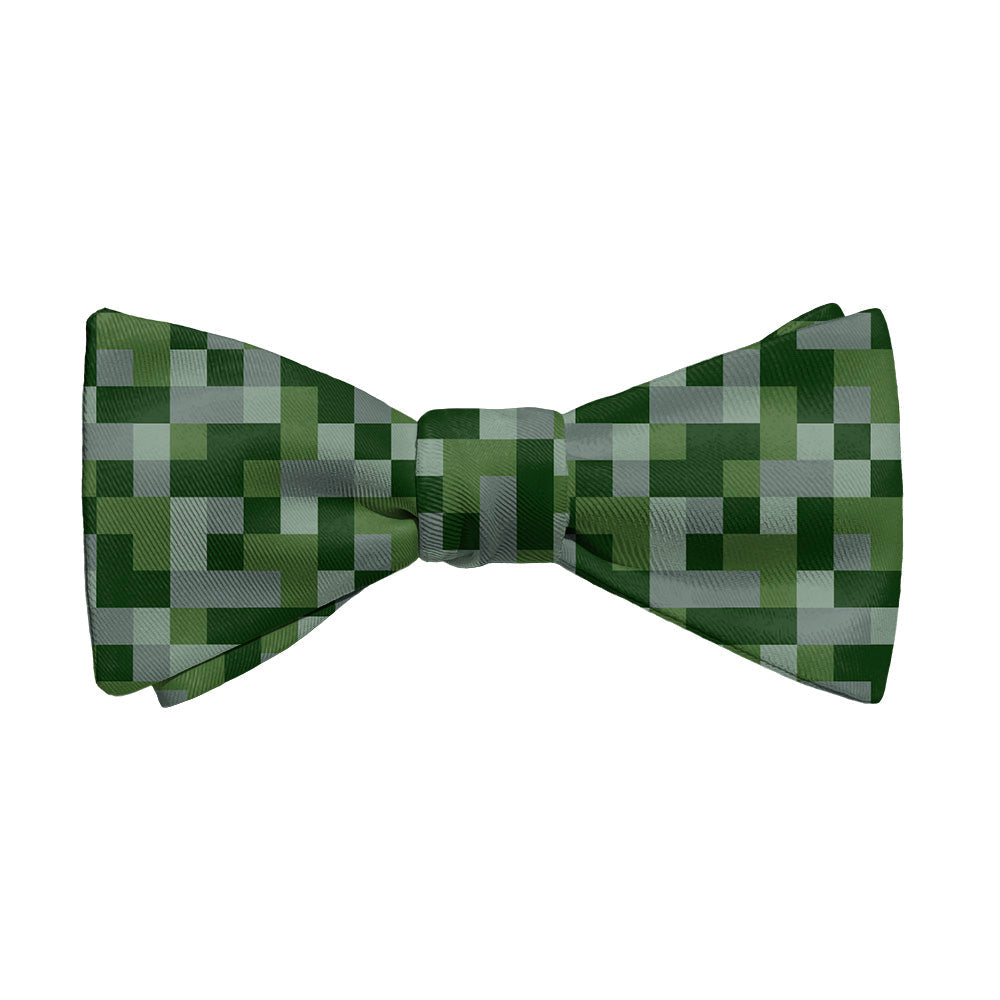 Blur Geometric Bow Tie - Adult Standard Self-Tie 14-18" - Knotty Tie Co.