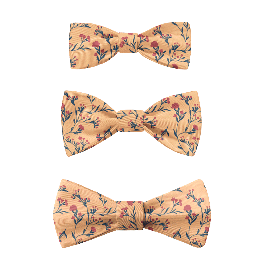 customized patterns changing on different sizes of bow ties