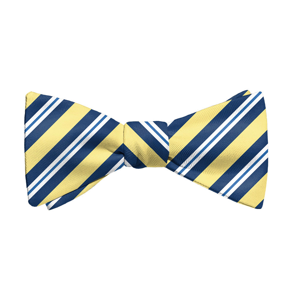 Bruce Stripe Bow Tie - Adult Standard Self-Tie 14-18" -  - Knotty Tie Co.
