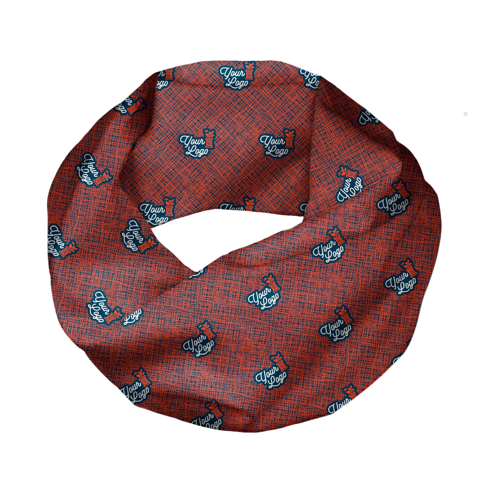 Burlap 2 Infinity Logo Scarf - Knotty Tie Co.