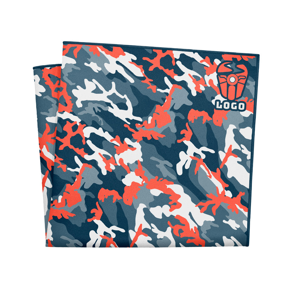 Custom Camo 1 Logo Pocket Square