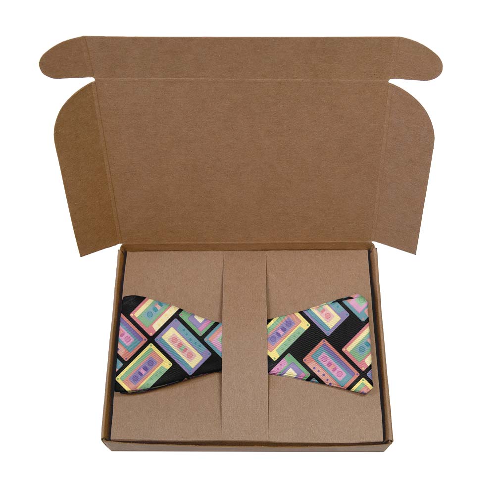 Cassette Bow Tie- Kraft Gift Box Packaging - Knotty Tie Co.
