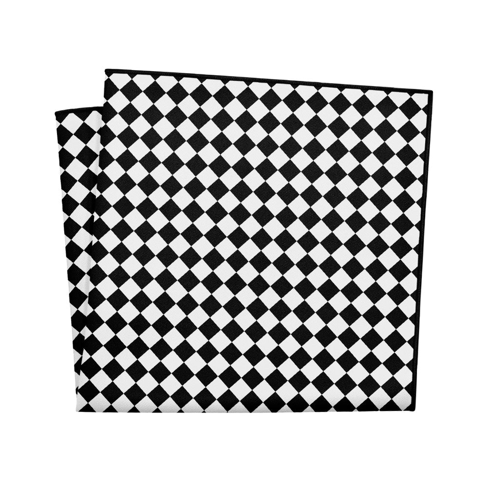 Checkered Tile Pocket Square - 12" Square - Knotty Tie Co.