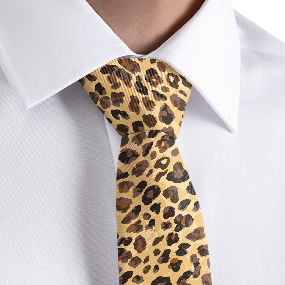 Cheetah Necktie