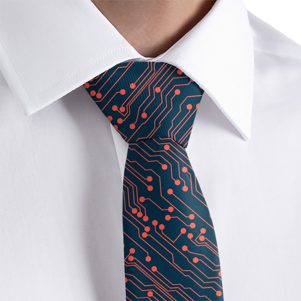 Custom Circuit 1 Logo Tie - Rolled - Knotty Tie Co.