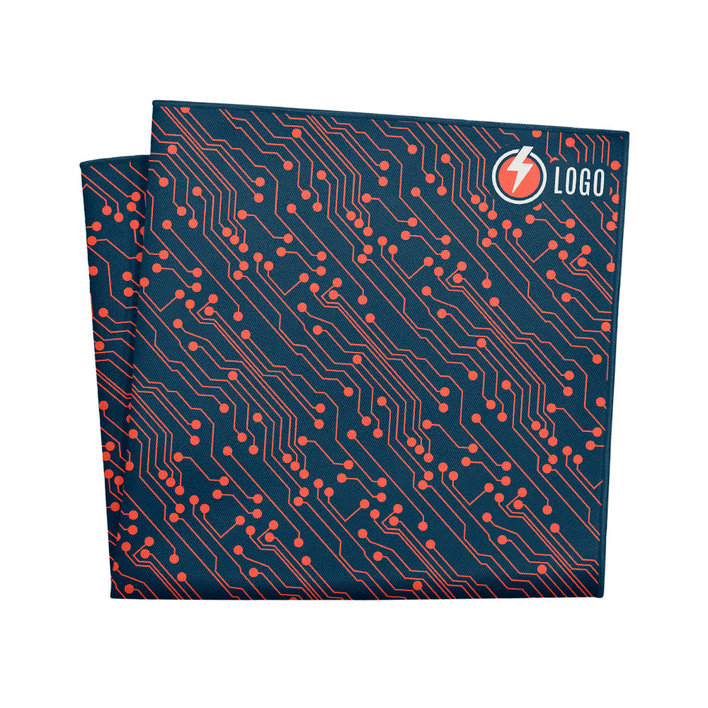 Custom Circuit 1 Logo Pocket Square