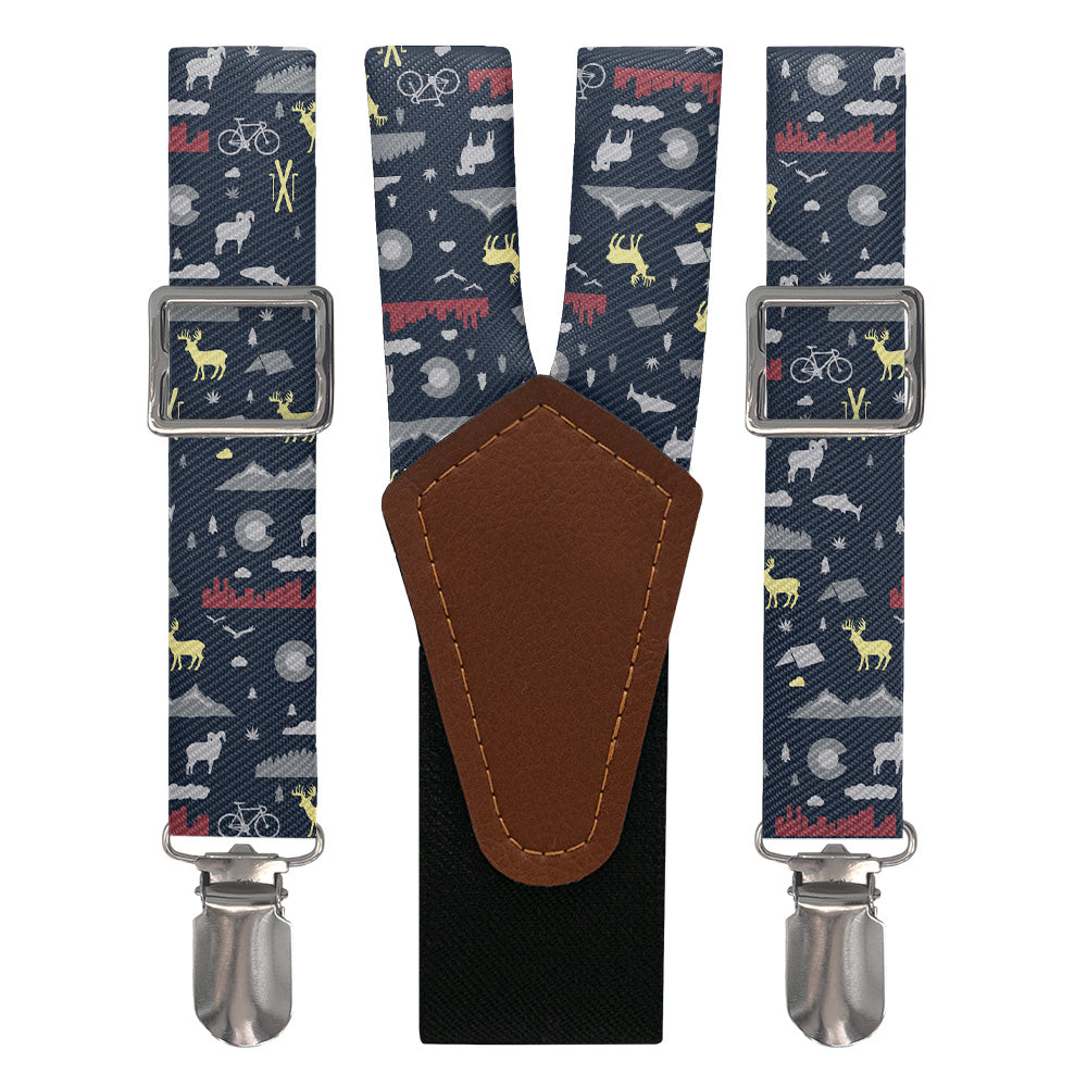 Colorado State Heritage Suspenders - Main View - Knotty Tie Co.