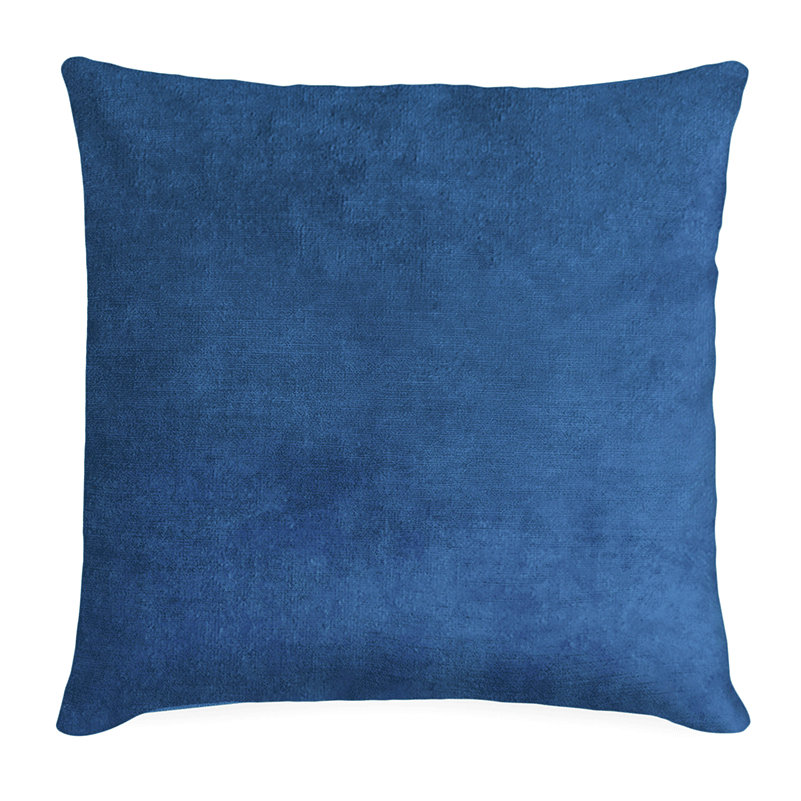 Customizable Solid Velvet Square Pillow - Front - Knotty Tie Co.