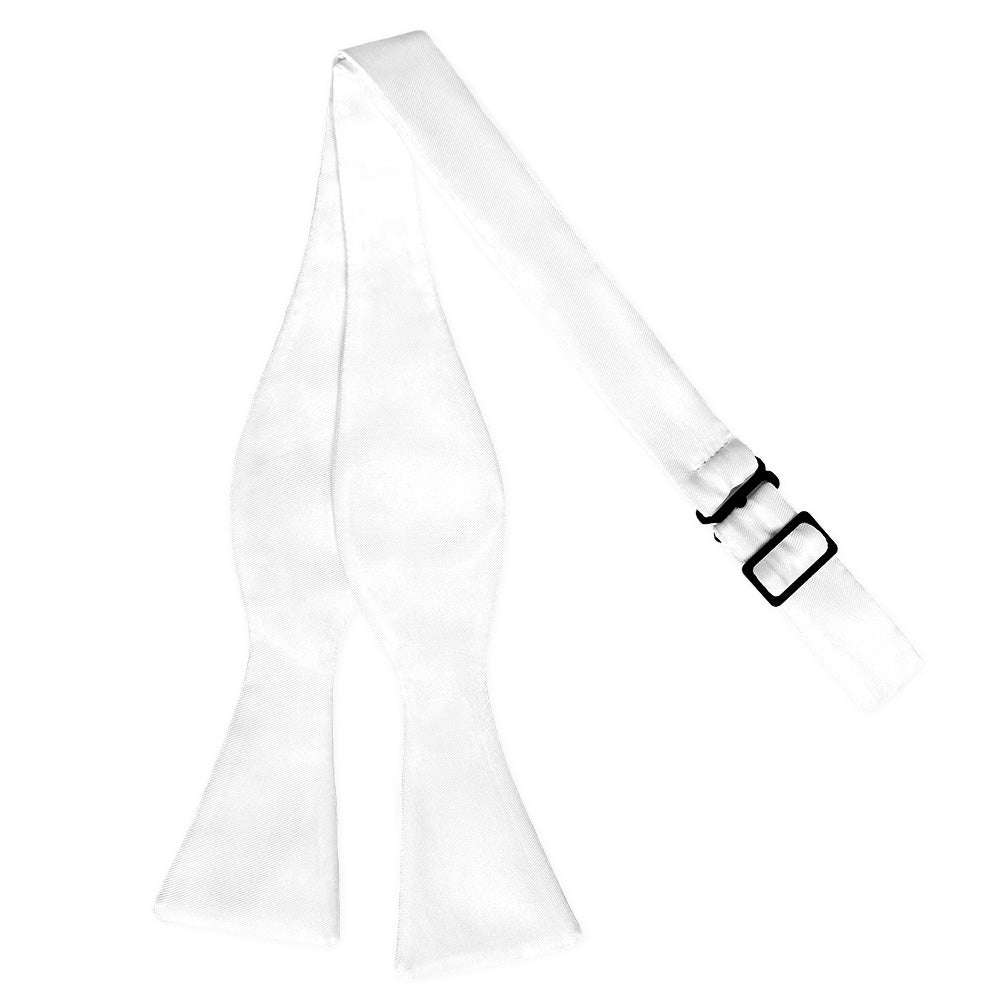 Customizable Solid Bow Tie - Adult Extra-Long Self-Tie 18-21" - - Knotty Tie Co.