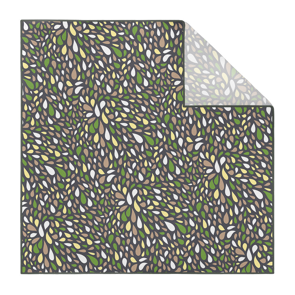 Dew Paisley Pocket Square - Printed - Knotty Tie Co.
