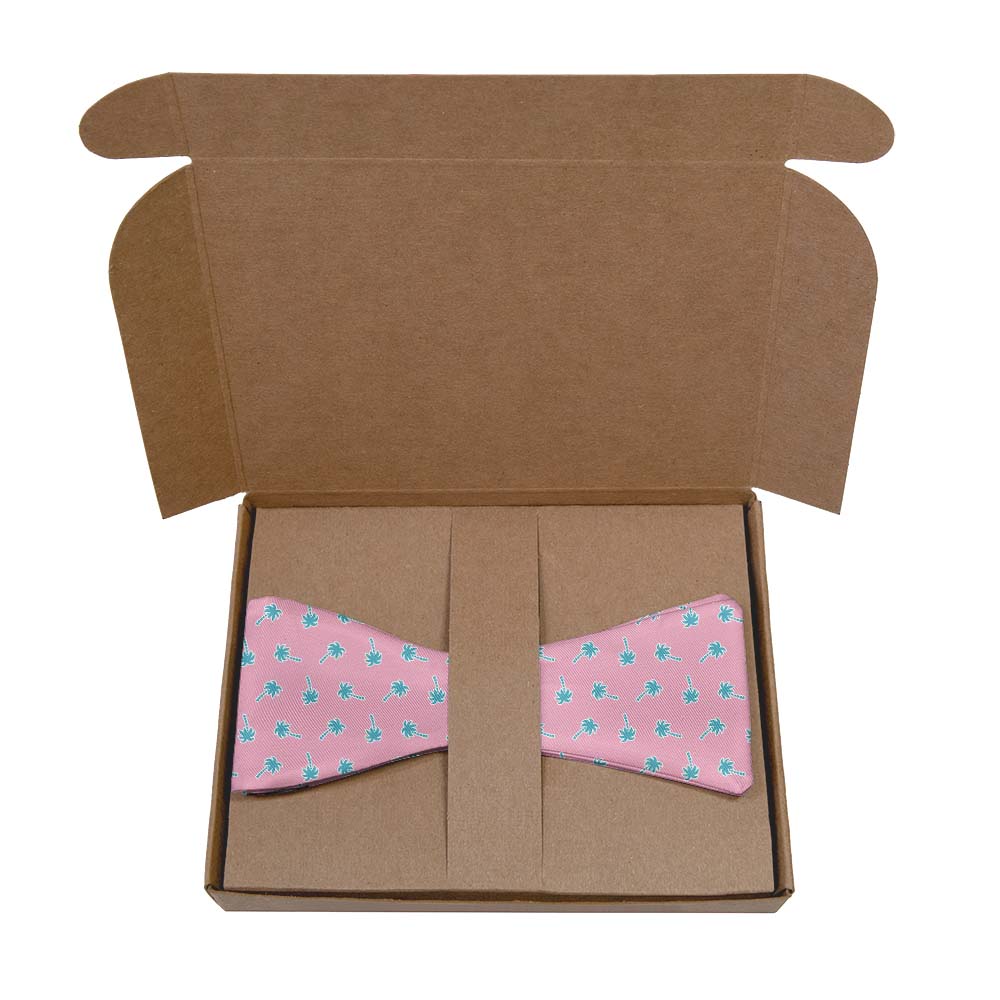 Electric Palm Bow Tie- Kraft Gift Box Packaging - Knotty Tie Co.