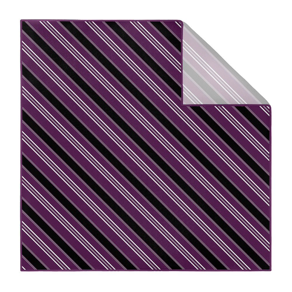 Executive Stripe Pocket Square - Printed - Knotty Tie Co.