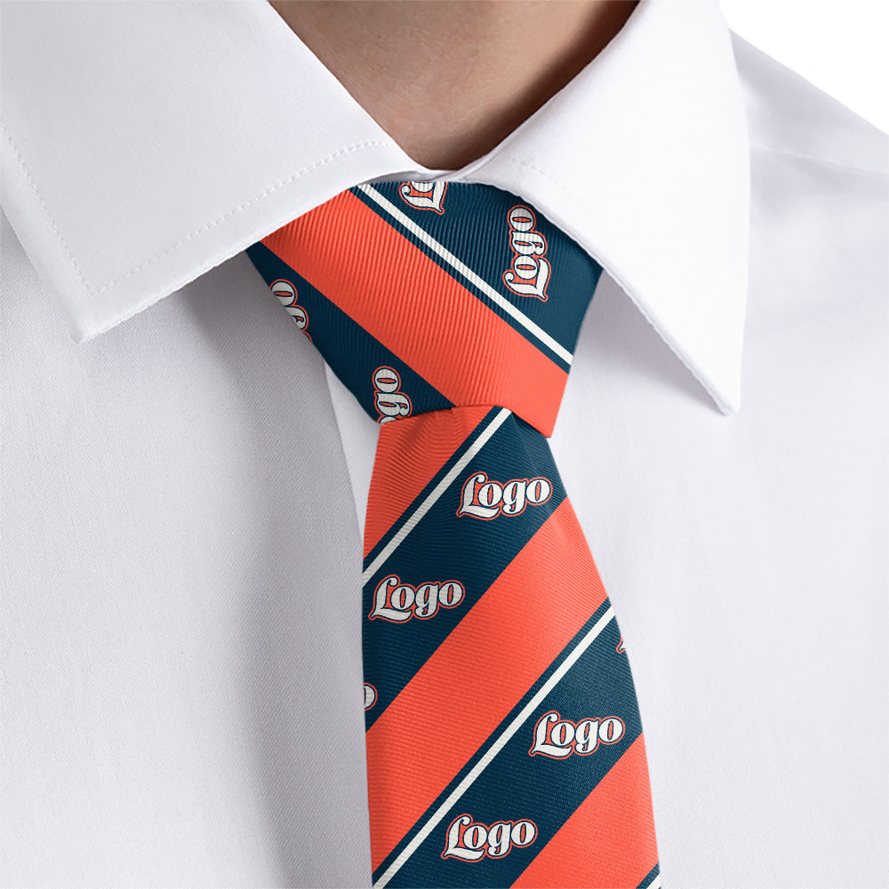 Custom Federal 2 Logo Tie - Rolled - Knotty Tie Co.