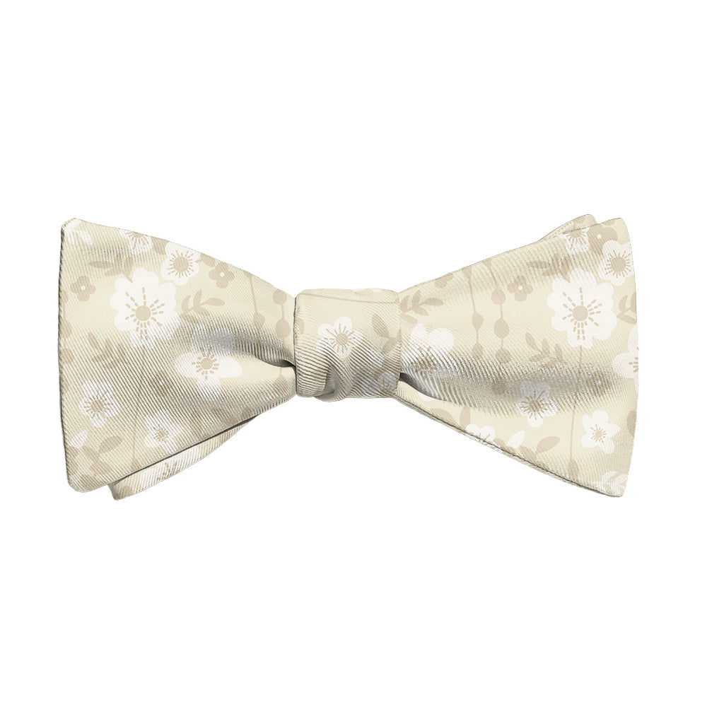 Flowy Floral Bow Tie - Adult Standard Self-Tie 14-18" -  - Knotty Tie Co.