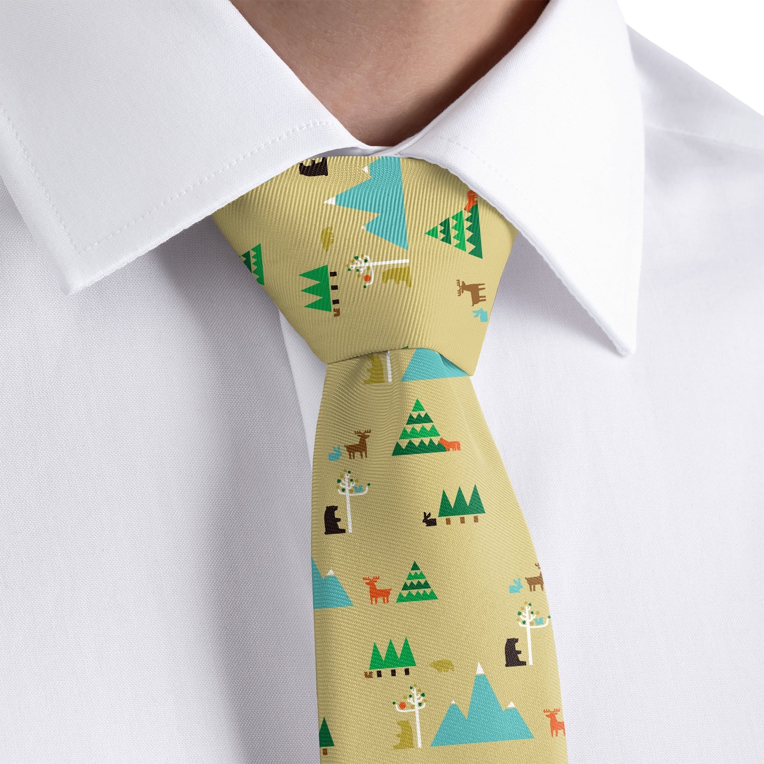 Forest Necktie - Rolled - Knotty Tie Co.