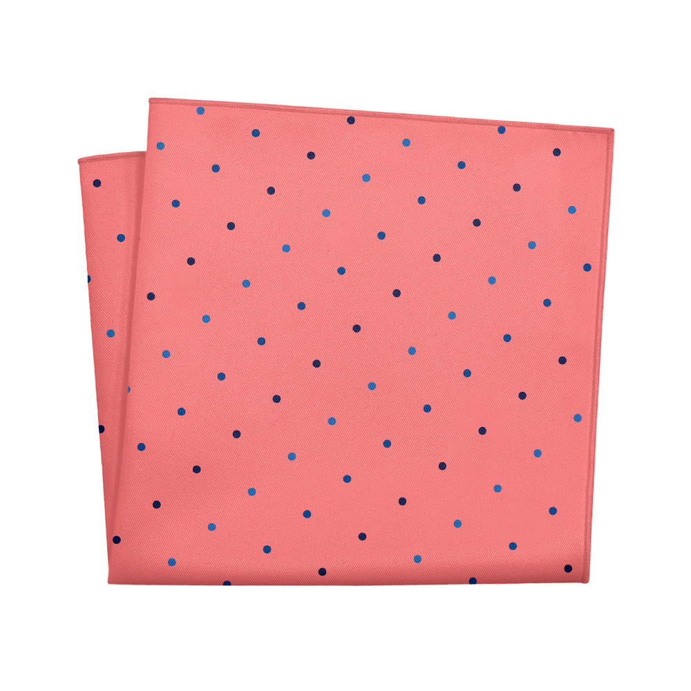 Four Color Denver Dots Pocket Square - 12" Square - Knotty Tie Co.