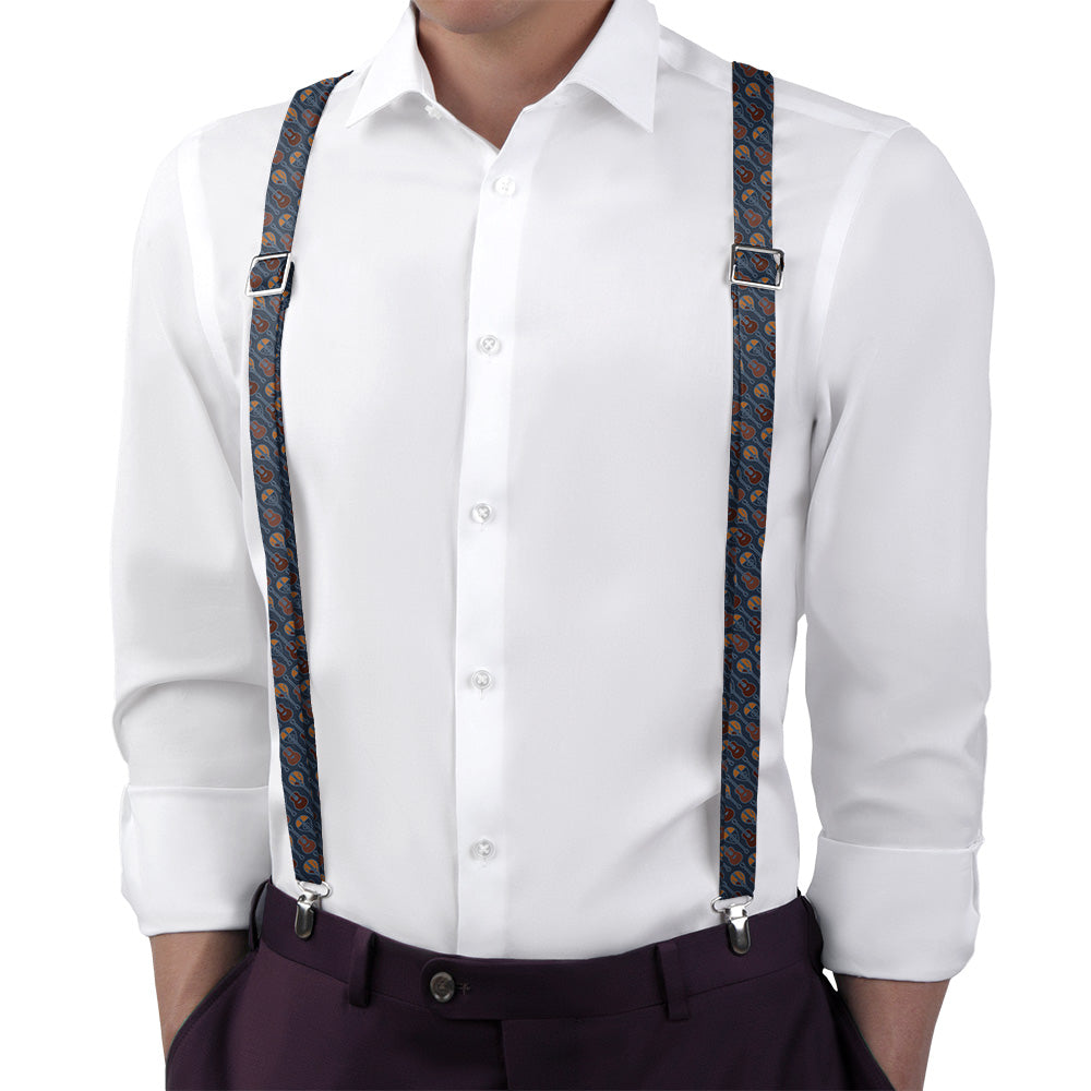 Guitars Suspenders - Main View - Knotty Tie Co.