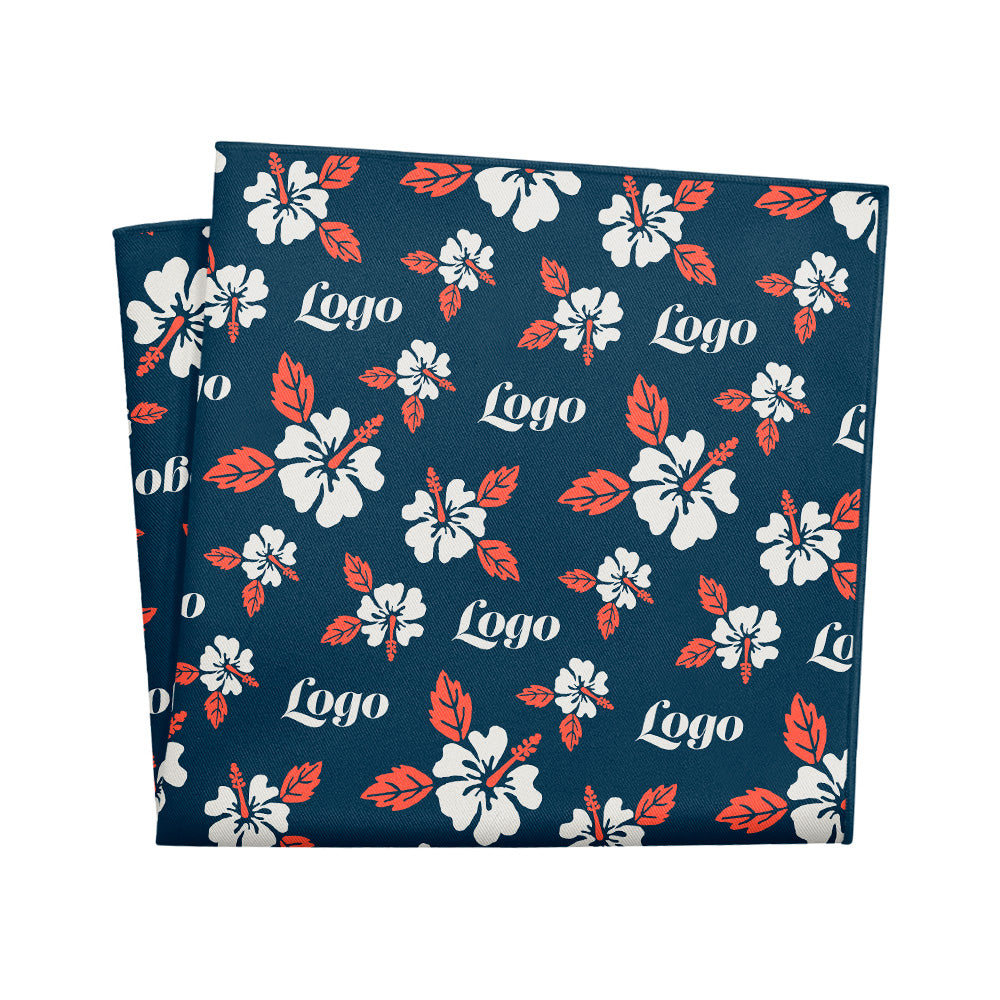 Custom Hawaiian 2 Logo Pocket Square