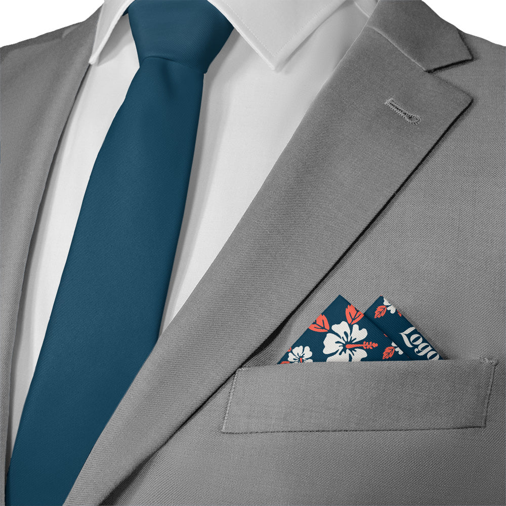 Custom Hawaiian 2 Logo Pocket Square
