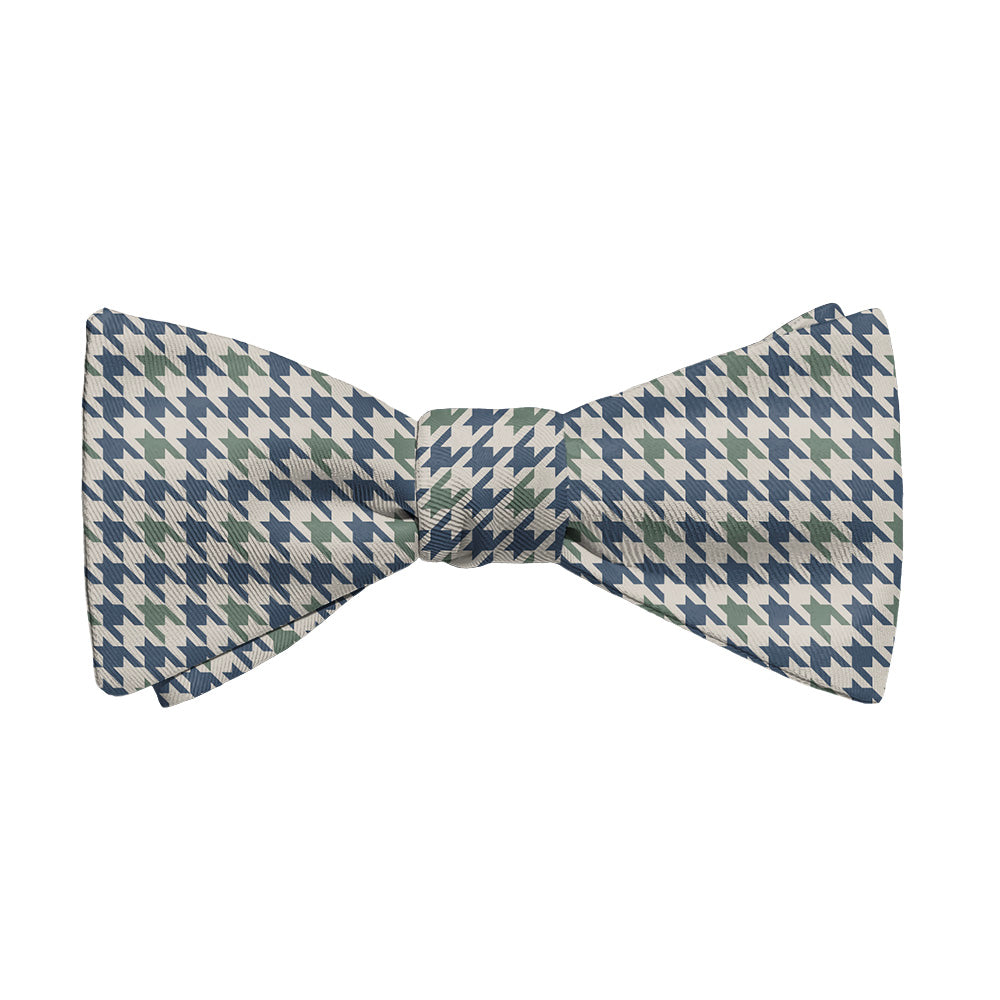 Houndstooth Bow Tie - Adult Standard Self-Tie 14-18" -  - Knotty Tie Co.