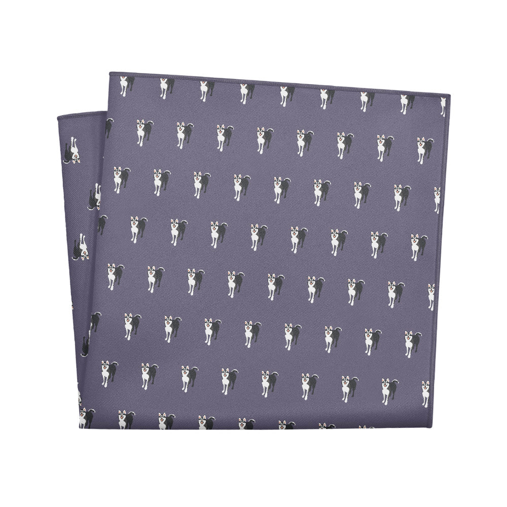 Husky Pocket Square - 12" Square - Knotty Tie Co.