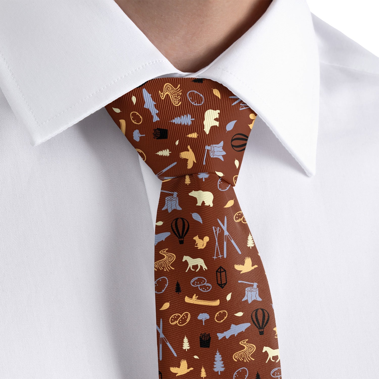 Idaho State Heritage Necktie - Rolled - Knotty Tie Co.