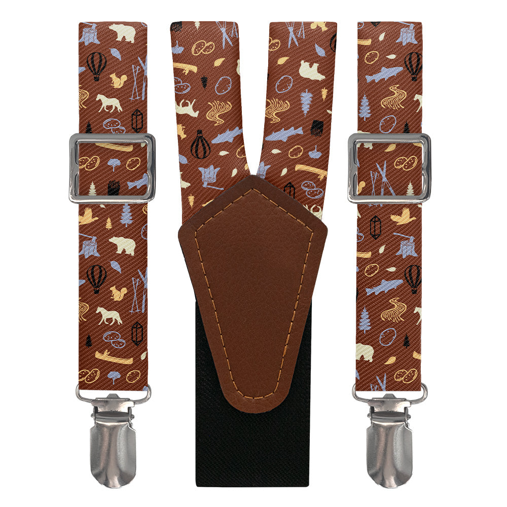 Idaho State Heritage Suspenders - Main View - Knotty Tie Co.