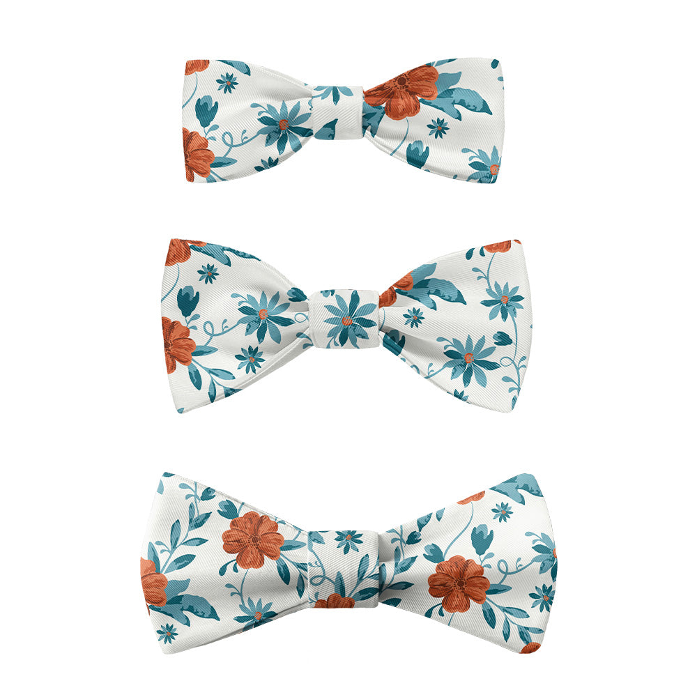 Impatiens Floral Bow Tie -  -  - Knotty Tie Co.