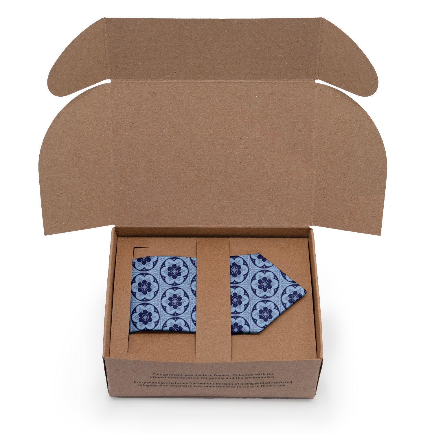 Iron Blossom Necktie - Packaging - Knotty Tie Co.