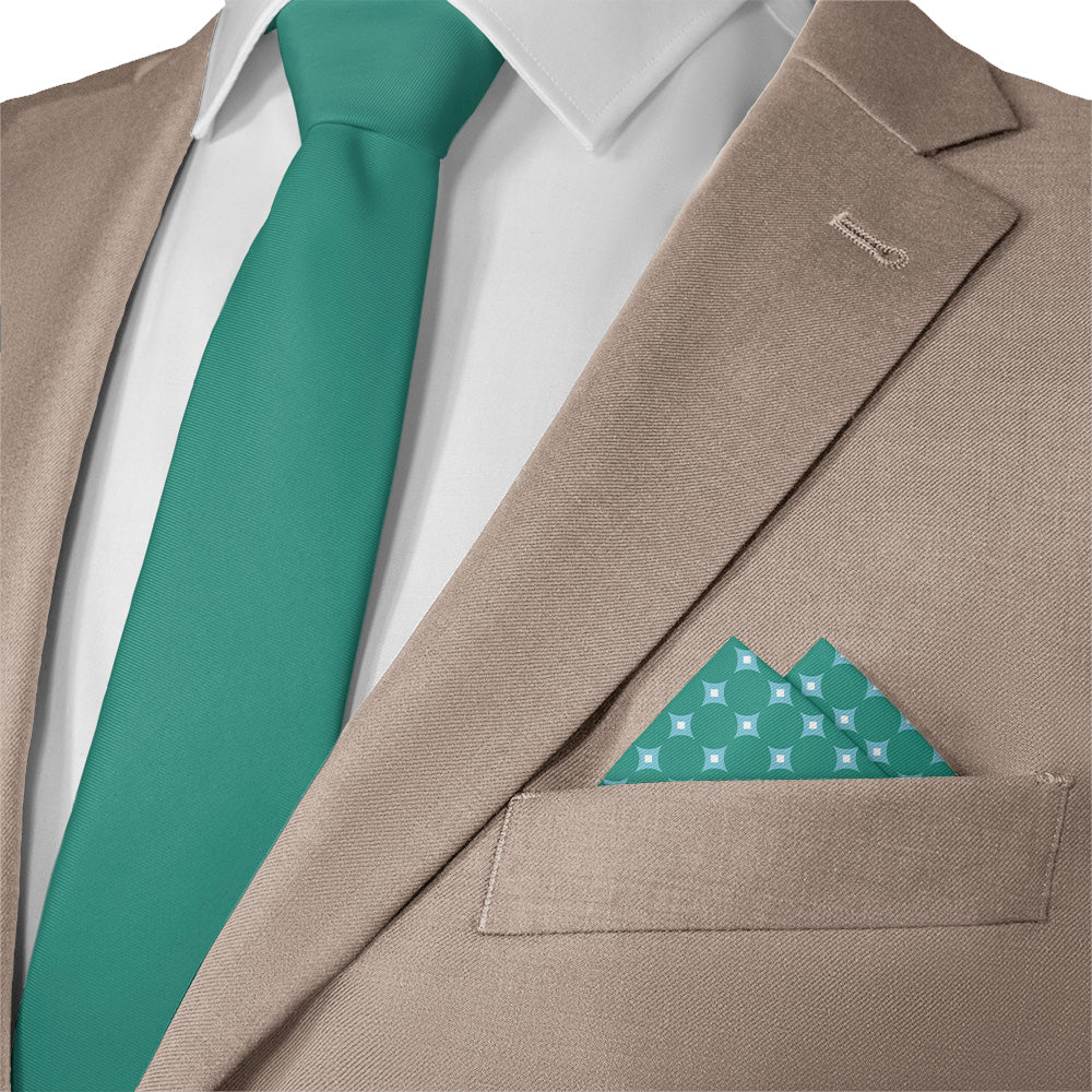 Ivy League Dots Pocket Square - 12" Square - Knotty Tie Co.