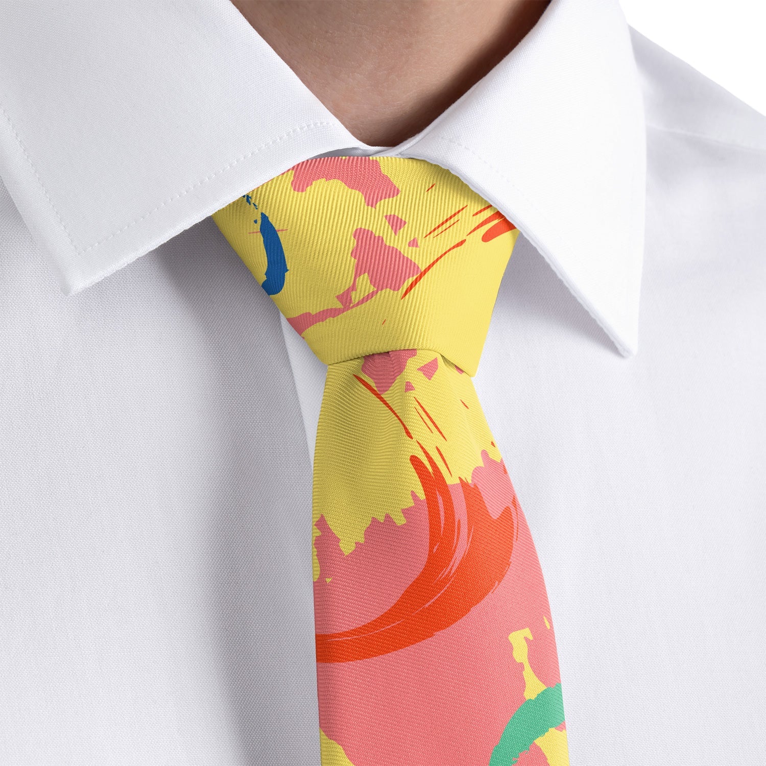 La Splash Necktie - Rolled - Knotty Tie Co.