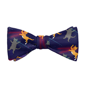 Laser Cats Bow Tie - Adult Standard Self-Tie 14-18" -  - Knotty Tie Co.